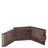 Mens Wallet with a Buckle Closure Hawking Brown 4