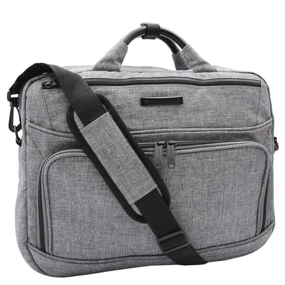 Briefcase Cross Body Organiser Bag Laptop Carry Case H315 Grey