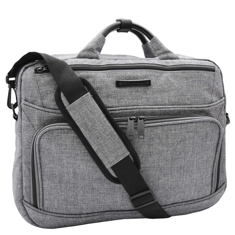 Briefcase Cross Body Organiser Bag Laptop Carry Case H315 Grey