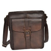 Mens Vintage Leather Small Organiser Bag HOL3799 Brown