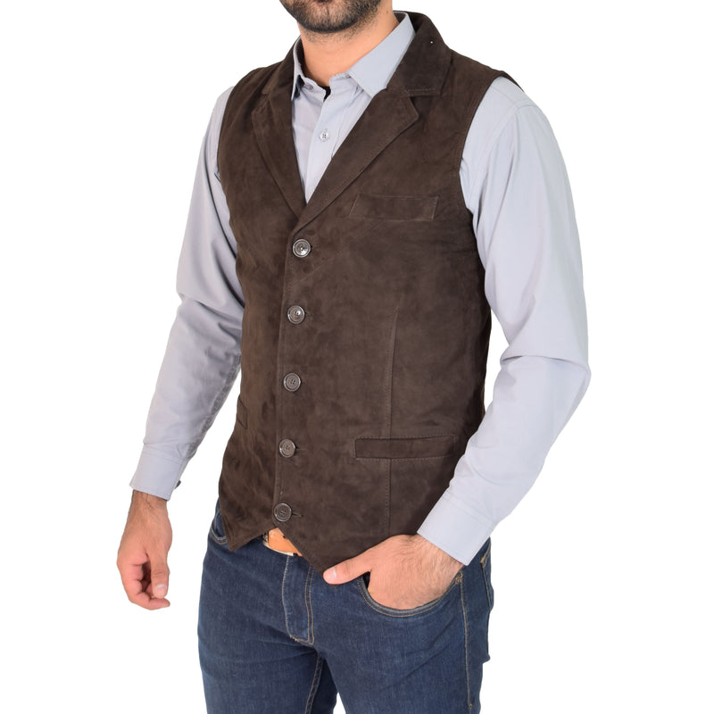 mens waistcoat with an outer pocket