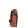 leather bag with an adjustable shoulder strap