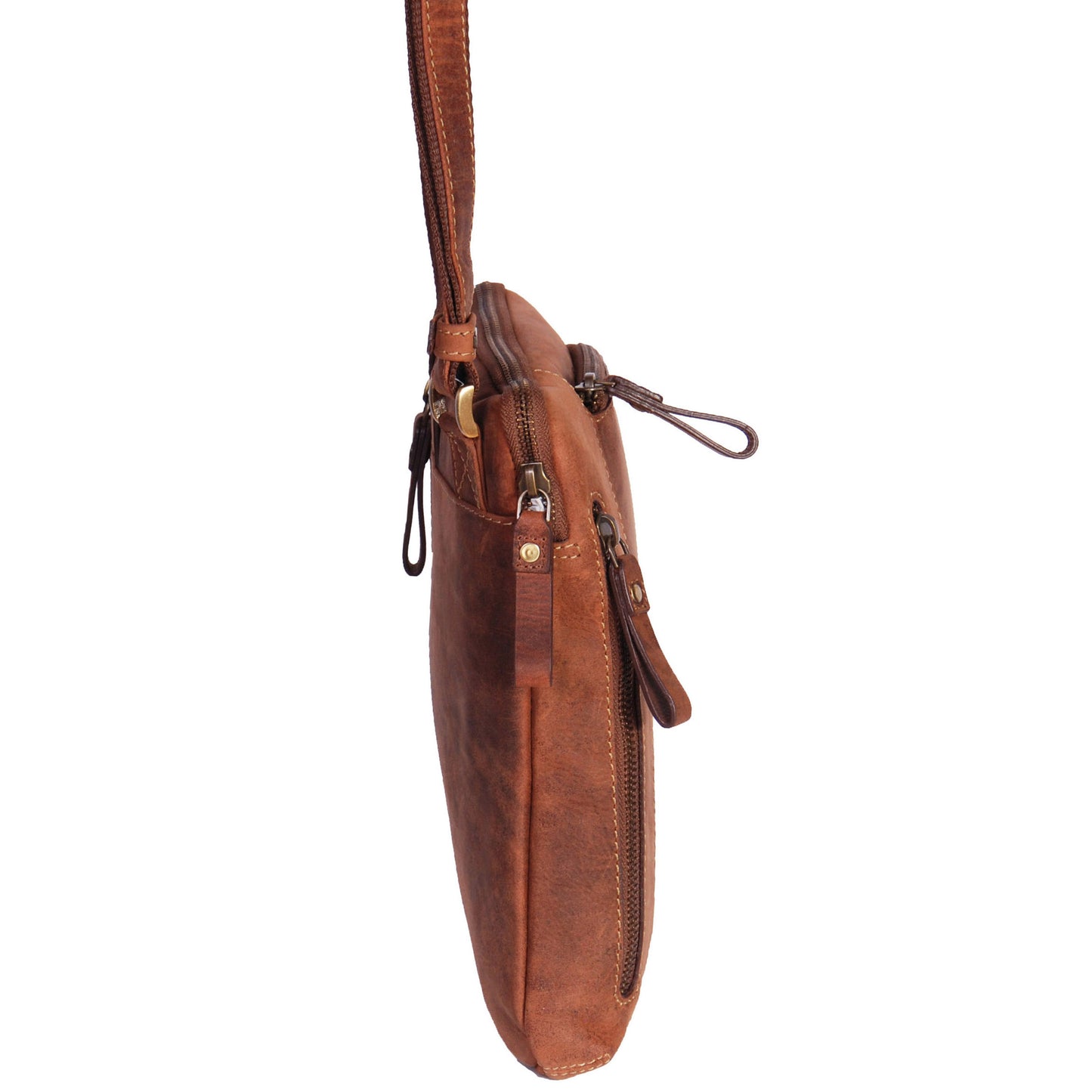 slim leather shoulder bag