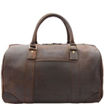Genuine Leather Holdall Weekend Multi Use Duffle Bag ADEL Brown 5
