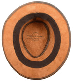 Real Leather Trilby Hat Soft Lightweight HL004 Reddish Brown 4