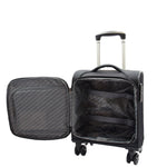 Expandable 8 Wheel Soft Luggage Japan Black 4