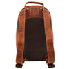 Large Classic Casual Leather Backpack Palermo Tan 1