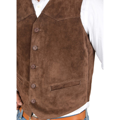 soft suede gilet