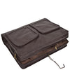 Travel Weekend Leather Suit Carrier Canico Brown 5