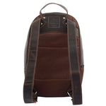 Large Classic Casual Leather Backpack Palermo Brown 1