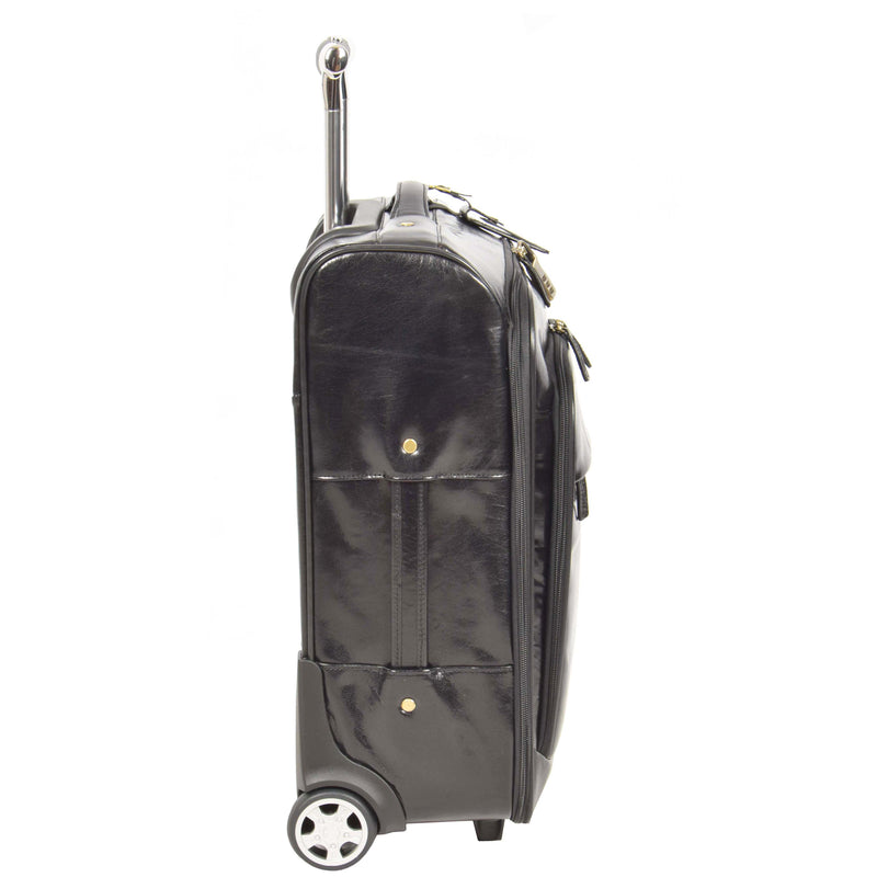 small suitcase with carry handle