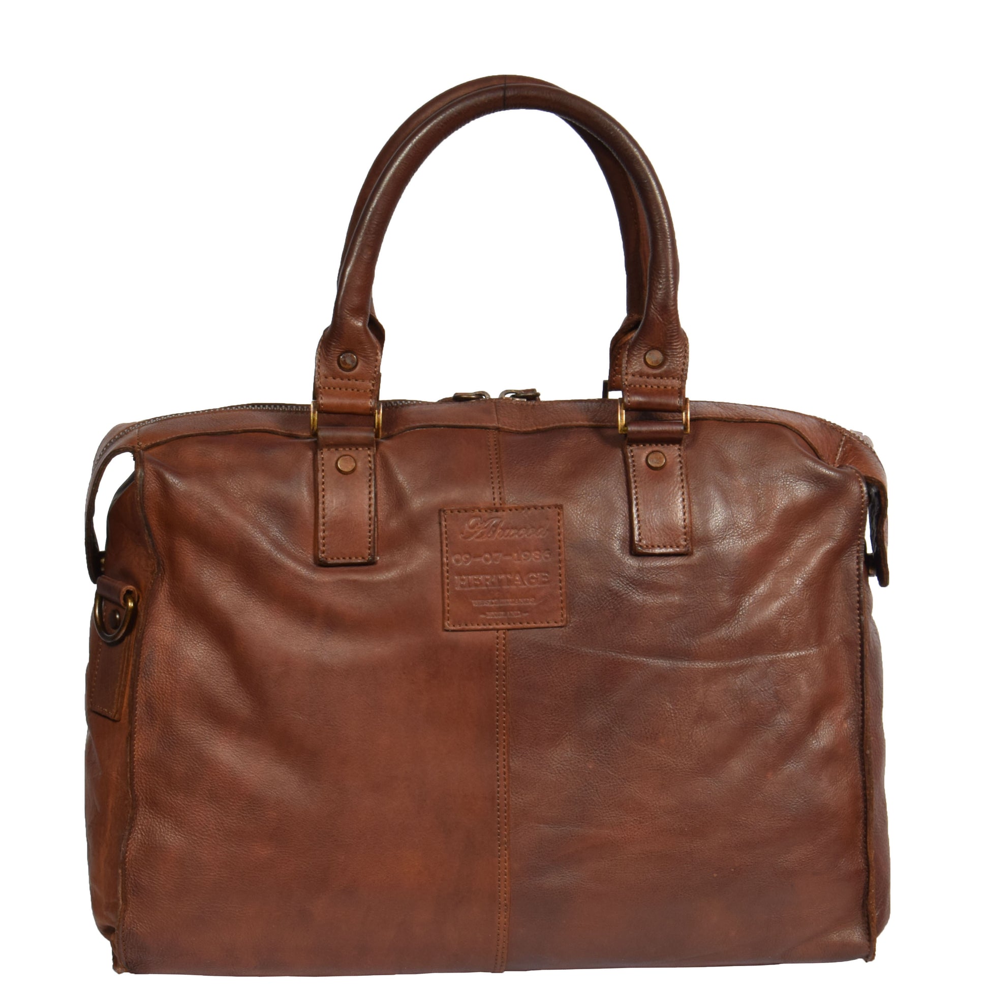 large leather organiser bag