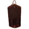 Luxury Leather Slimline Garment Carrier Keswich Brandy 5