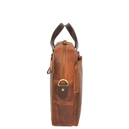 leather bag with a detachable shoulder strap