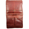 Travel Weekend Leather Suit Carrier Canico Chestnut 5