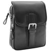 Mens Trendy Smart Crossbody Bag Genuine Leather Messenger Lucas Black 8