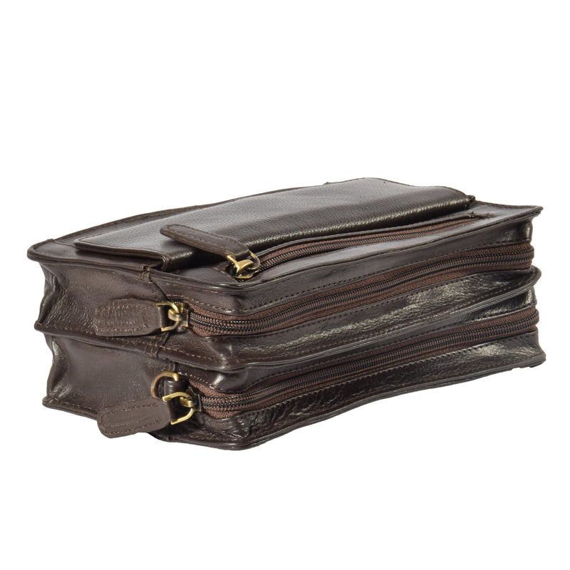 genuine leather organiser pouch