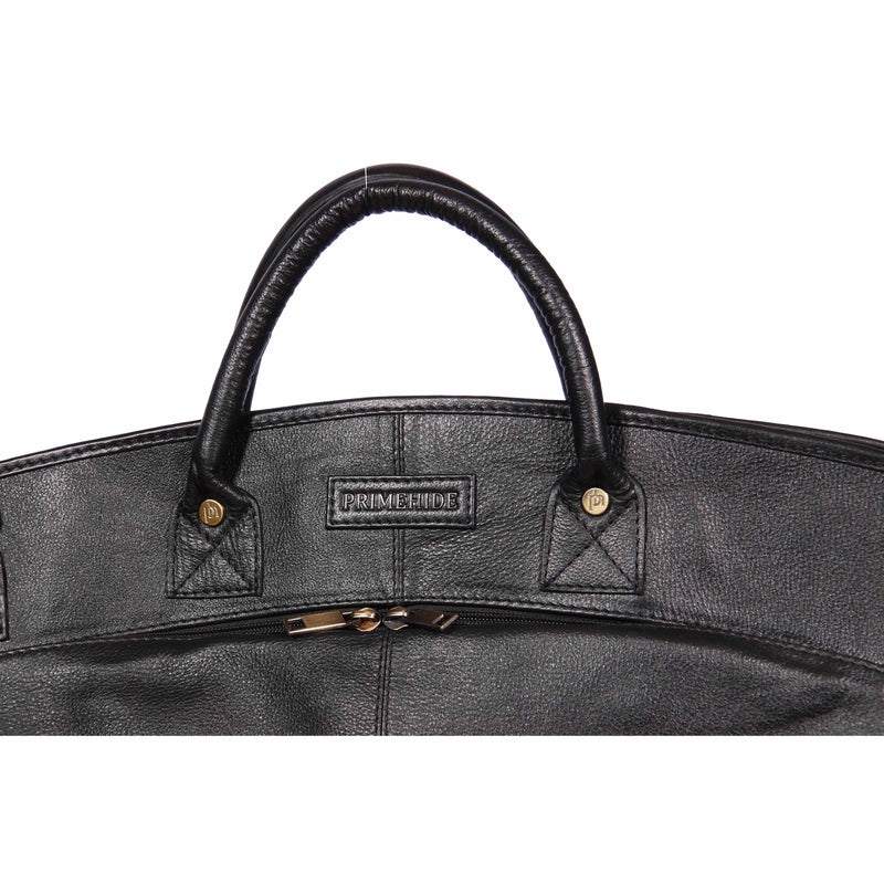 medium size leather weekend bag