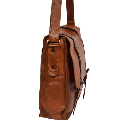 mens leather satchel