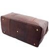 Real Leather Travel Holdall Large Duffle Bag Texas Brown 6