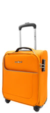Budget Airline Approved Under Seat Cabin Size Suitcase Four Wheel Luggage HL22 Yellow