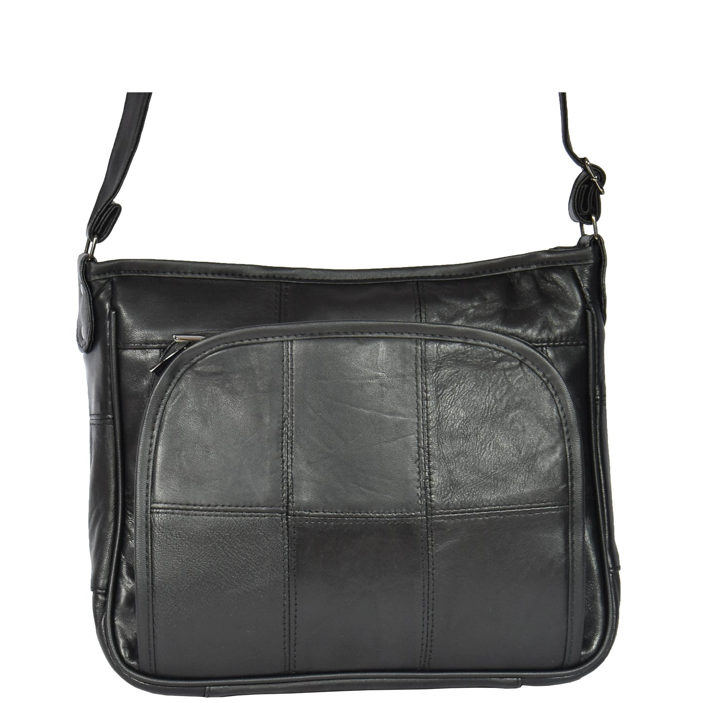 ladies bag with a large back zip pocket