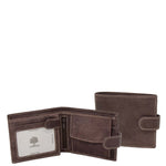 Mens Wallet with a Buckle Closure Hawking Brown
