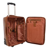 Exclusive Leather Cabin Size Suitcase Kingston Tan 5