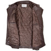 Mens Soft Leather Casual Plain Zip Jacket Matt Brown 5