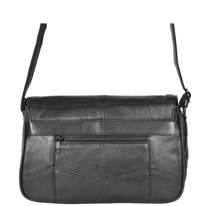 ladies classic bag with a back zip pocket