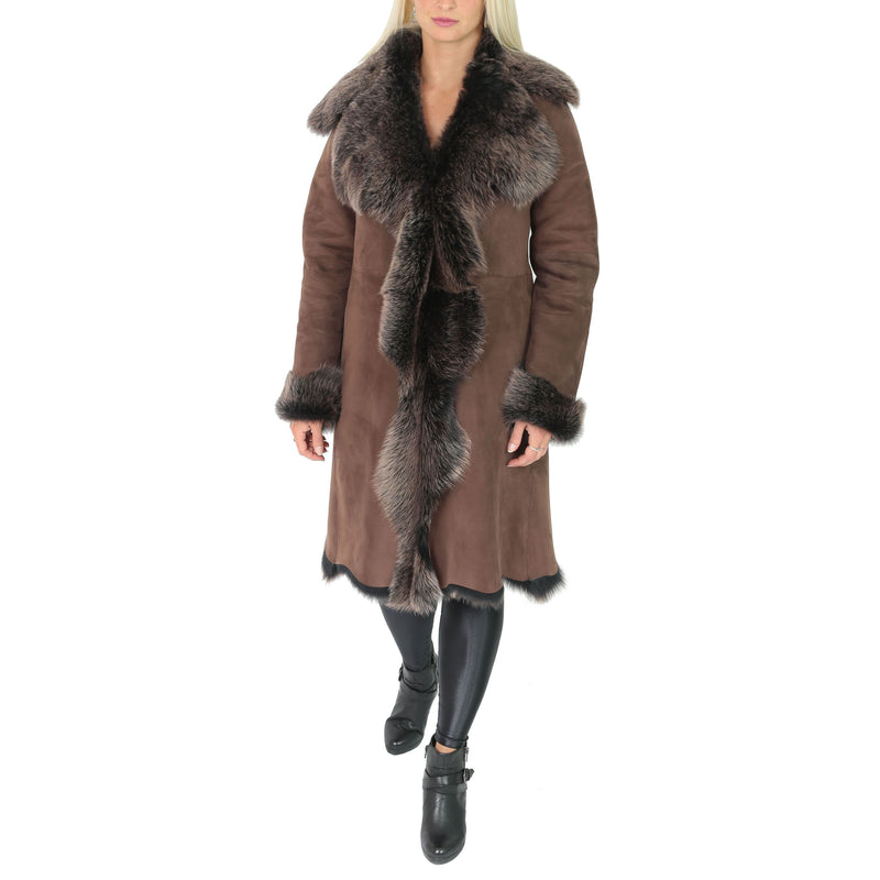3/4 length toscana fur coat