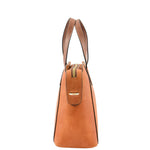 Womens Leather Small Tote Cross Body Bag Elsie Tan 4