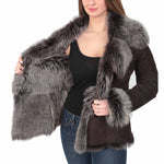 women's fur lined winter coat