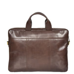 leather bag with brown