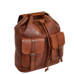 multipurpose tan leather travel bag