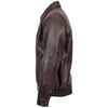 Mens Bomber Leather Jacket Classic Style Jim Brown Nappa 3