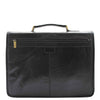 Mens Leather Briefcase Cross Body Bag Buckerell Black 1