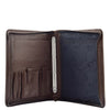 Real Leather Portfolio Case with Carry Handle HL49 Brown 4