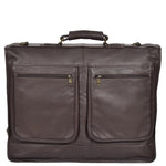 Travel Weekend Leather Suit Carrier Canico Brown 8