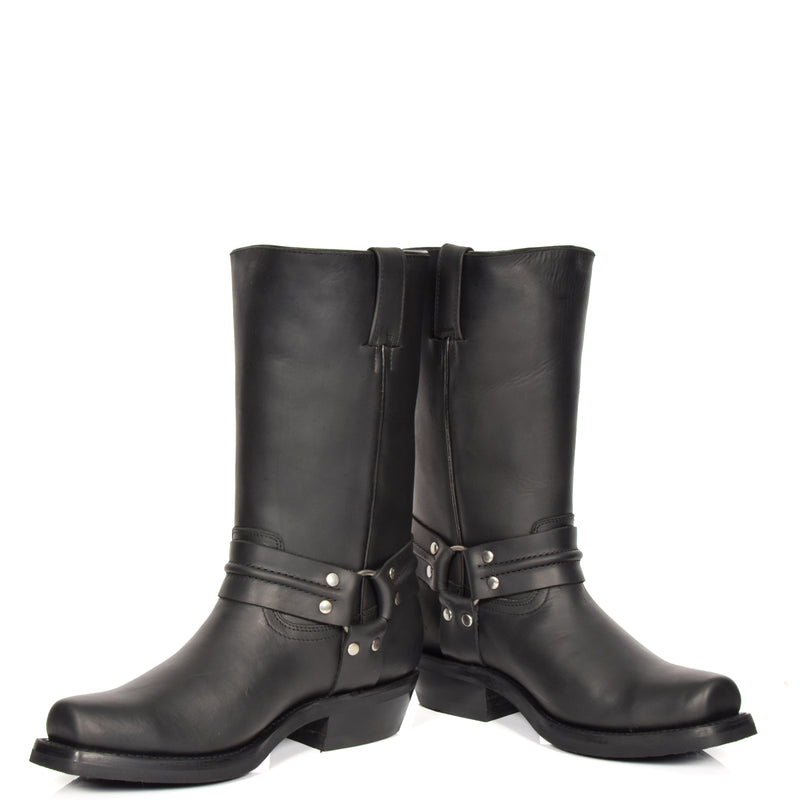 mens leather western boots