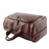 Genuine Leather Travel Holdall Overnight Bag HL015 Brown 4