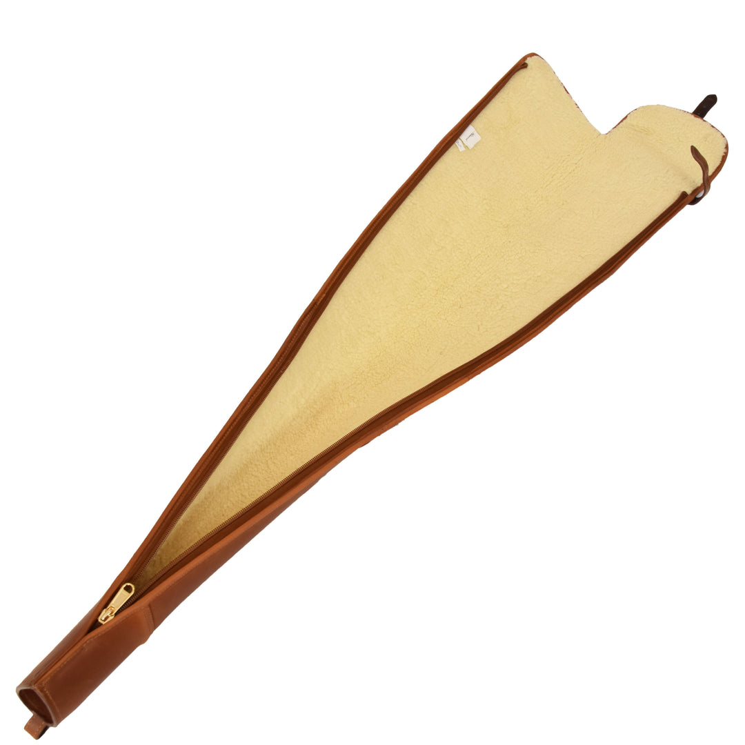 Leather Gun Slip with Shoulder Strap Carlisle Tan 7