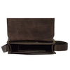 mens leather bag with an inside zip pocket