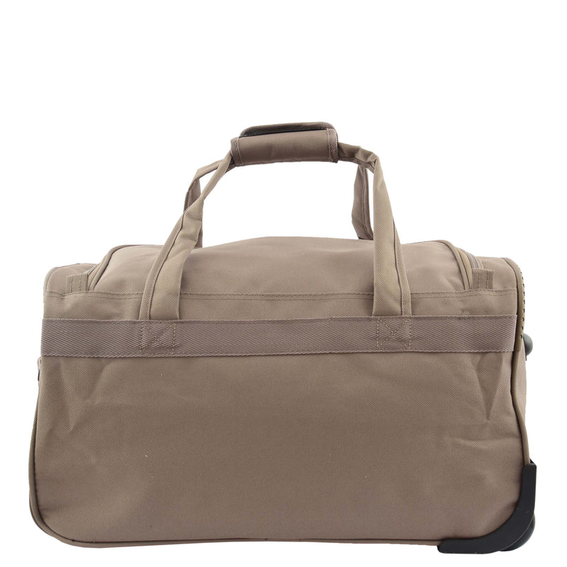 Lightweight Mid Size Holdall with Wheels HL452 Beige 2