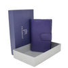 Womens Booklet Style Leather Purse Reston Purple 5