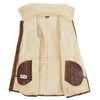 Womens Sheepskin Duffle Coat Mid Length Ellen Vintage Brown 6