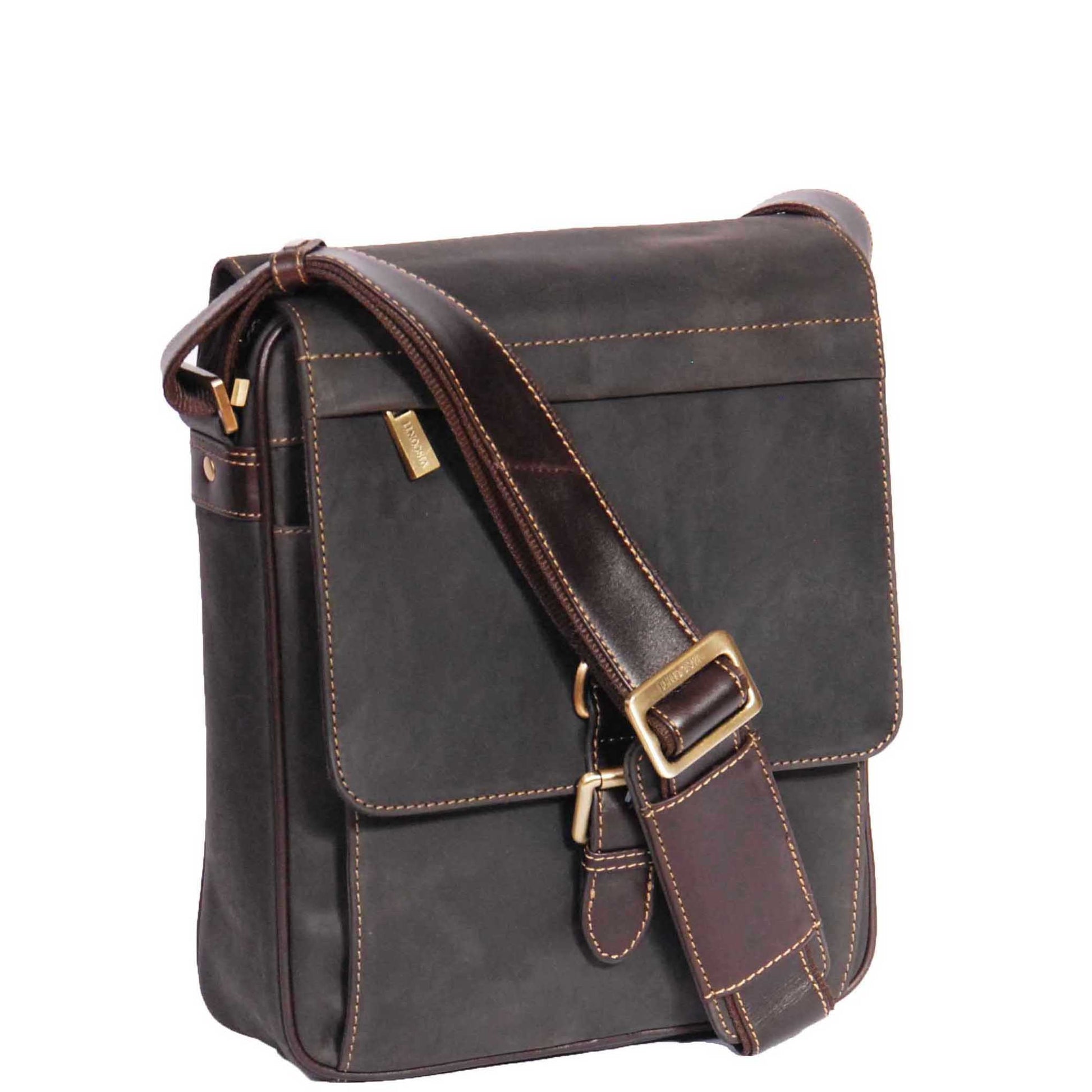 mens leather flight bag