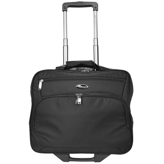 Pilot Case with Wheels Lightweight Cabin Bag H79 Black