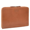 Real Leather Portfolio Case A4 Document Holder Cookbury Tan 1