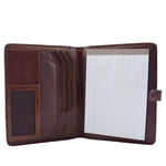 Leather Leather Portfolio Case A4 Size Ombersley Brown 2